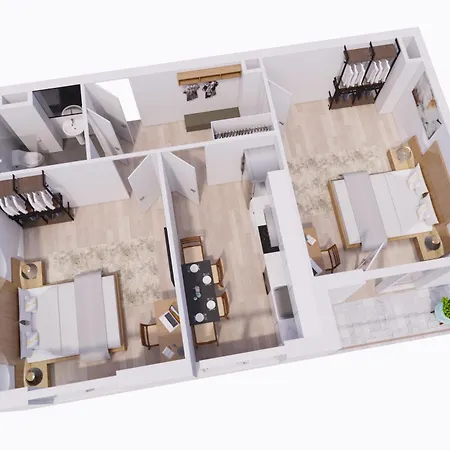 Falk Homes- Luxus City Apartment, Ideal Fuer Geschaeftsreisende & Familien - Nahe Messe, Mit Balkon, Arbeitsplatz & Parkplatz Im Zentrum Nuernbergs, Self Check-In Exterior photo